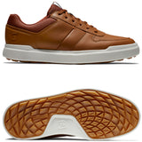 FootJoy Contour Casual Herren Golfschuhe, Braun / Weiß