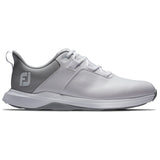 FootJoy Pro Lite Herren Golfschuhe, Weiß / Grau