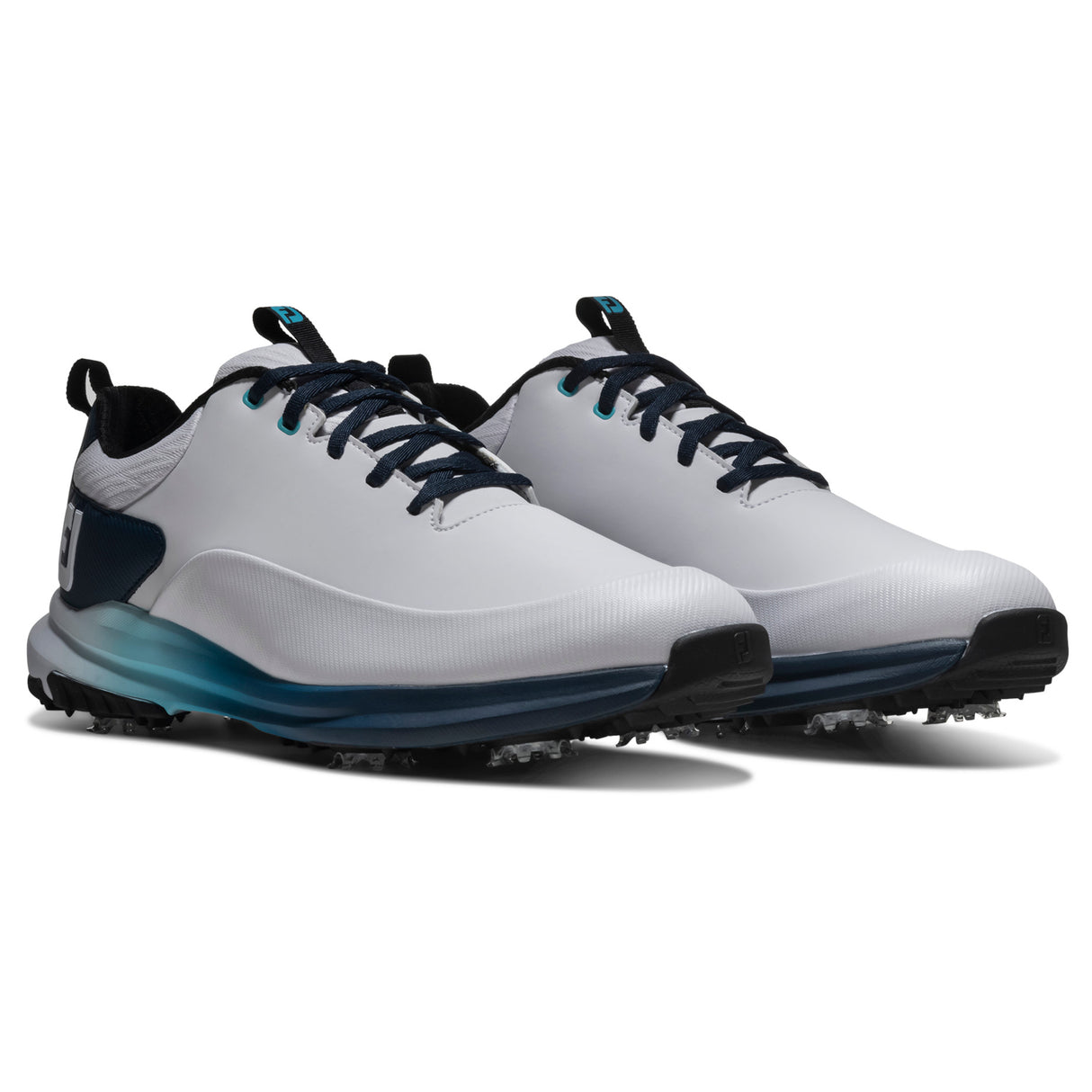 FootJoy 2026 Tour Rival Herren Golfschuhe, Weiß / Blau