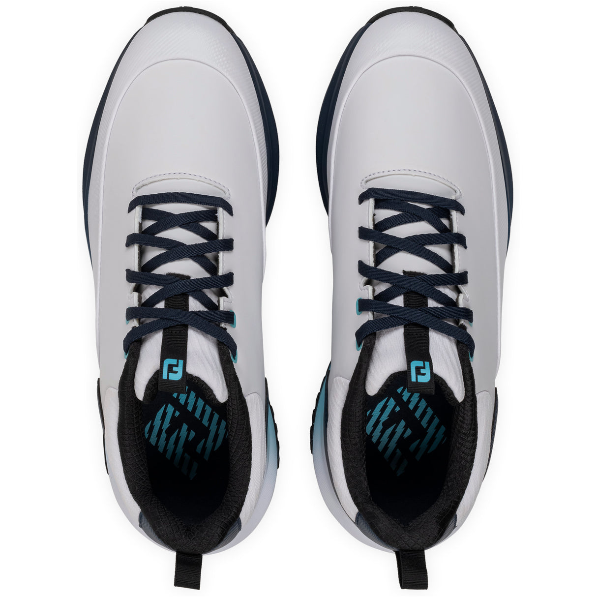 FootJoy 2026 Tour Rival Herren Golfschuhe, Weiß / Blau