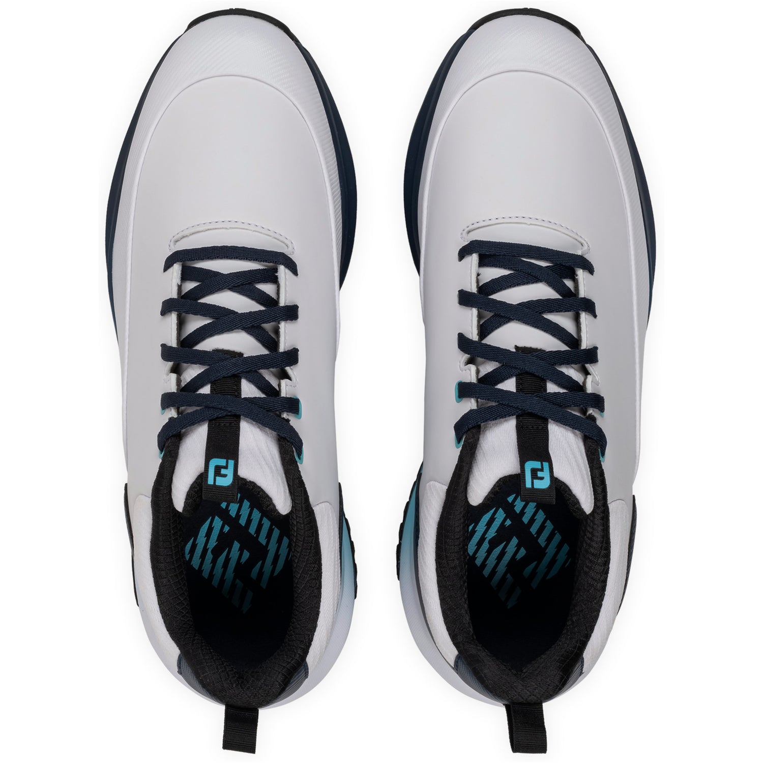 FootJoy 2026 Tour Rival Herren Golfschuhe, Weiß / Blau