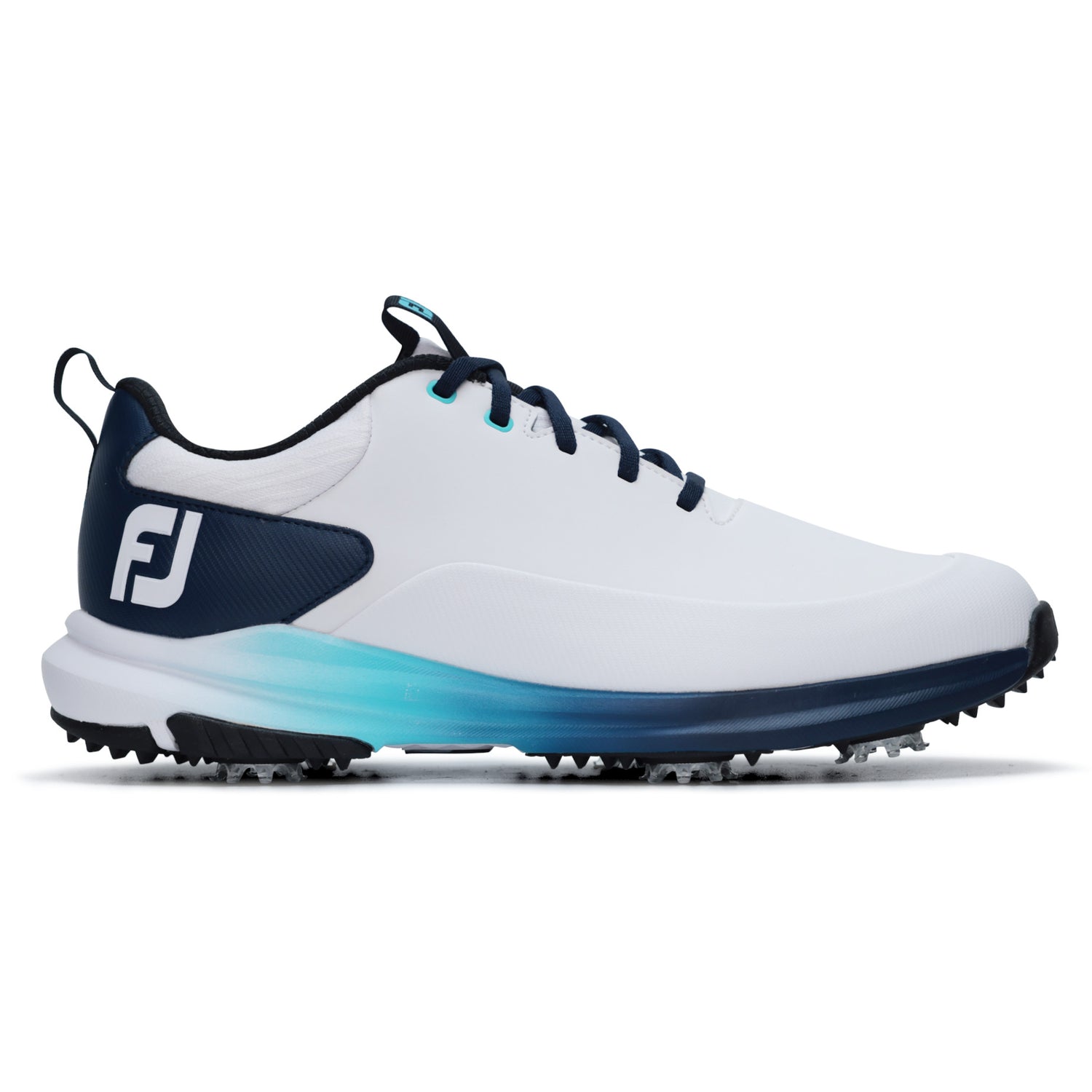 FootJoy 2026 Tour Rival Herren Golfschuhe, Weiß / Blau