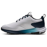 FootJoy 2026 Tour Rival Herren Golfschuhe, Weiß / Blau