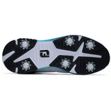 FootJoy 2026 Tour Rival Herren Golfschuhe, Weiß / Blau