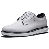 FootJoy 2026 Traditions SL Blucher Herren Golfschuhe, Weiß / Navy