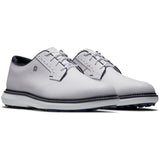 FootJoy 2026 Traditions SL Blucher Herren Golfschuhe, Weiß / Navy