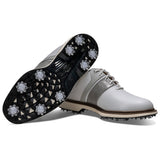 FootJoy 2026 Premier Series Packard Herren Golfschuhe, Weiß / Grau