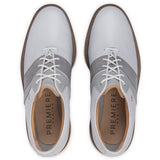 FootJoy 2026 Premier Series Packard Herren Golfschuhe, Weiß / Grau