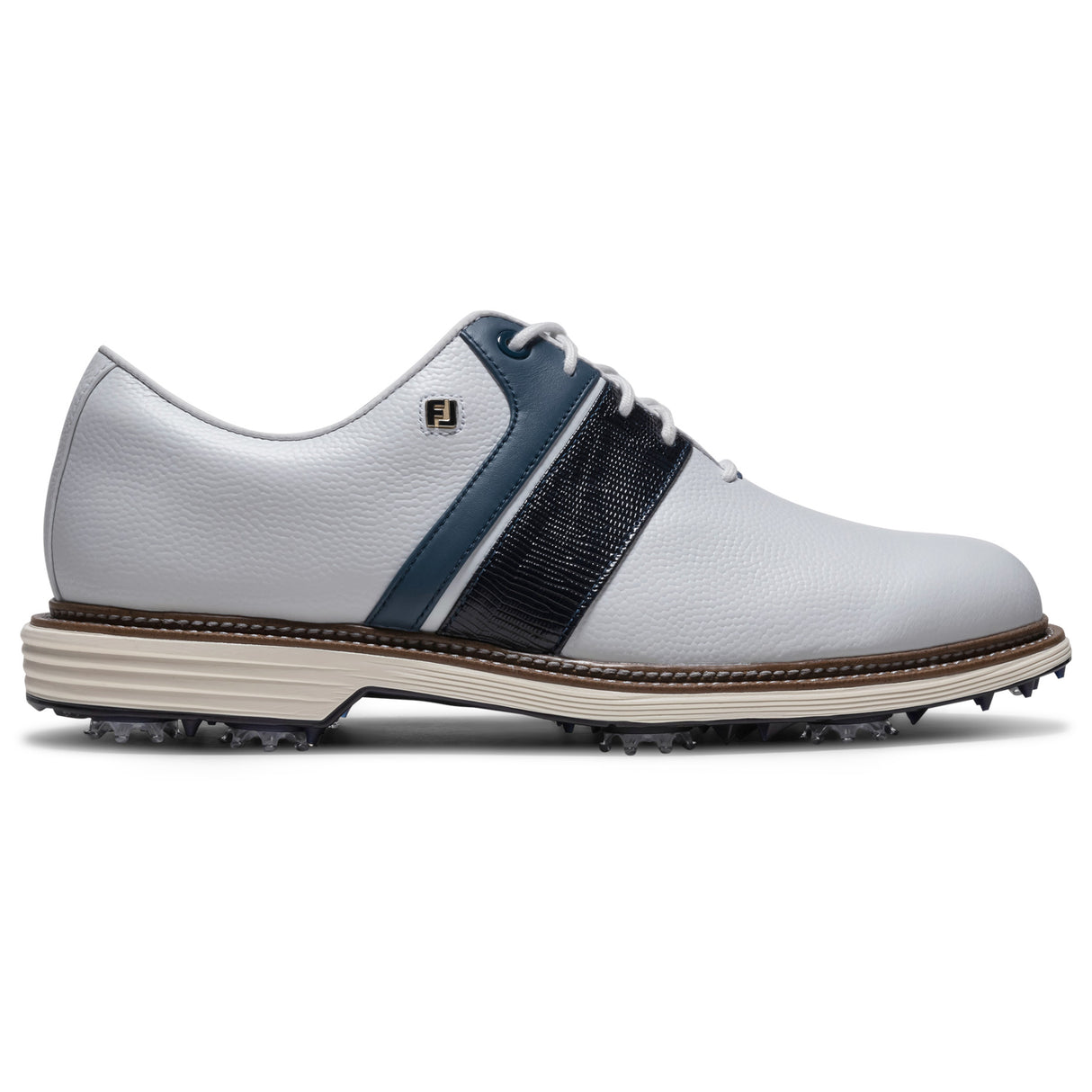 FootJoy 2026 Premier Series Packard Herren Golfschuhe, Weiß / Navy