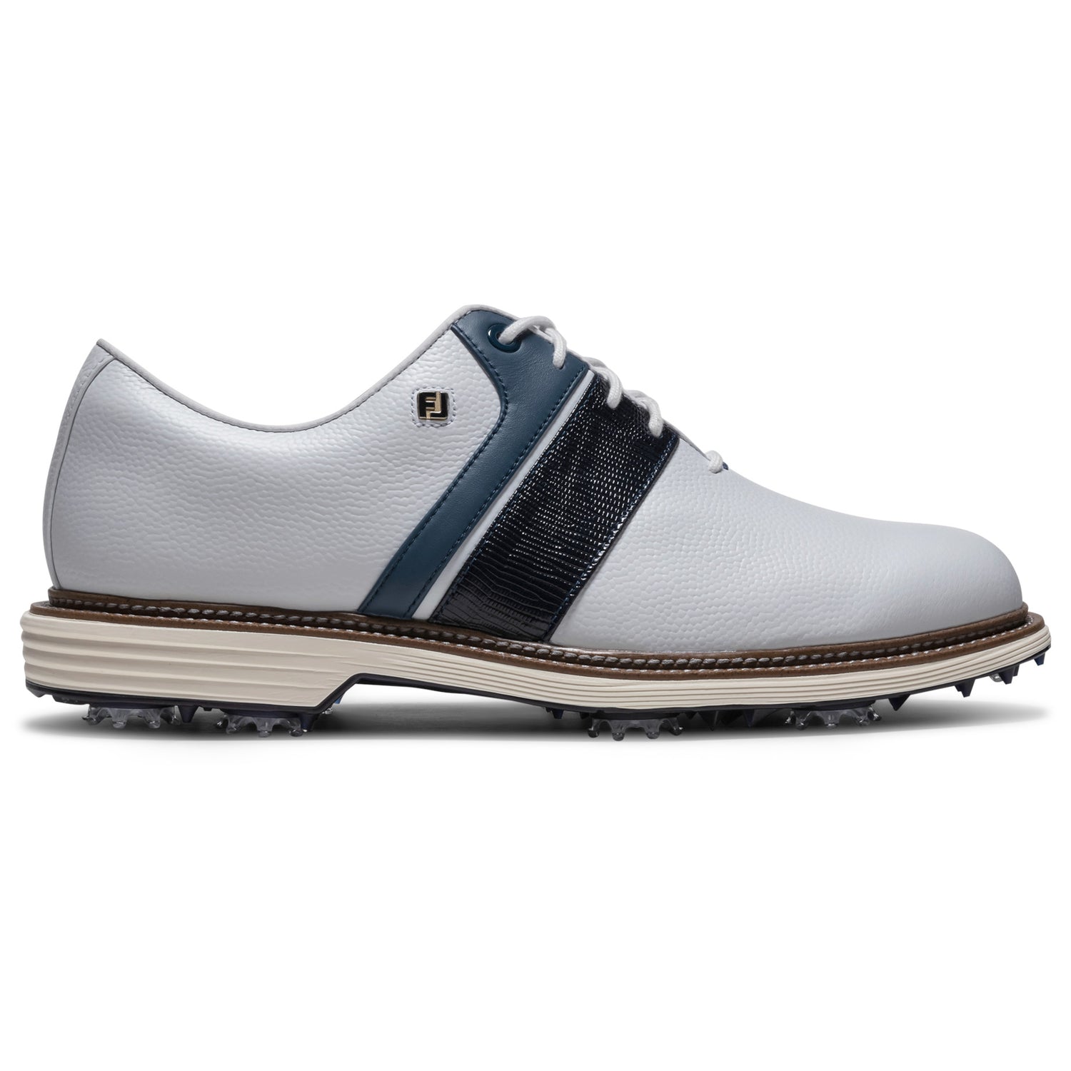 FootJoy 2026 Premier Series Packard Herren Golfschuhe, Weiß / Navy