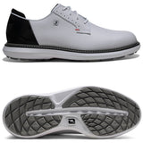 FootJoy 2026 Traditions SL Blucher Herren Golfschuhe, Weiß / Schwarz