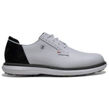 FootJoy 2026 Traditions SL Blucher Herren Golfschuhe, Weiß / Schwarz