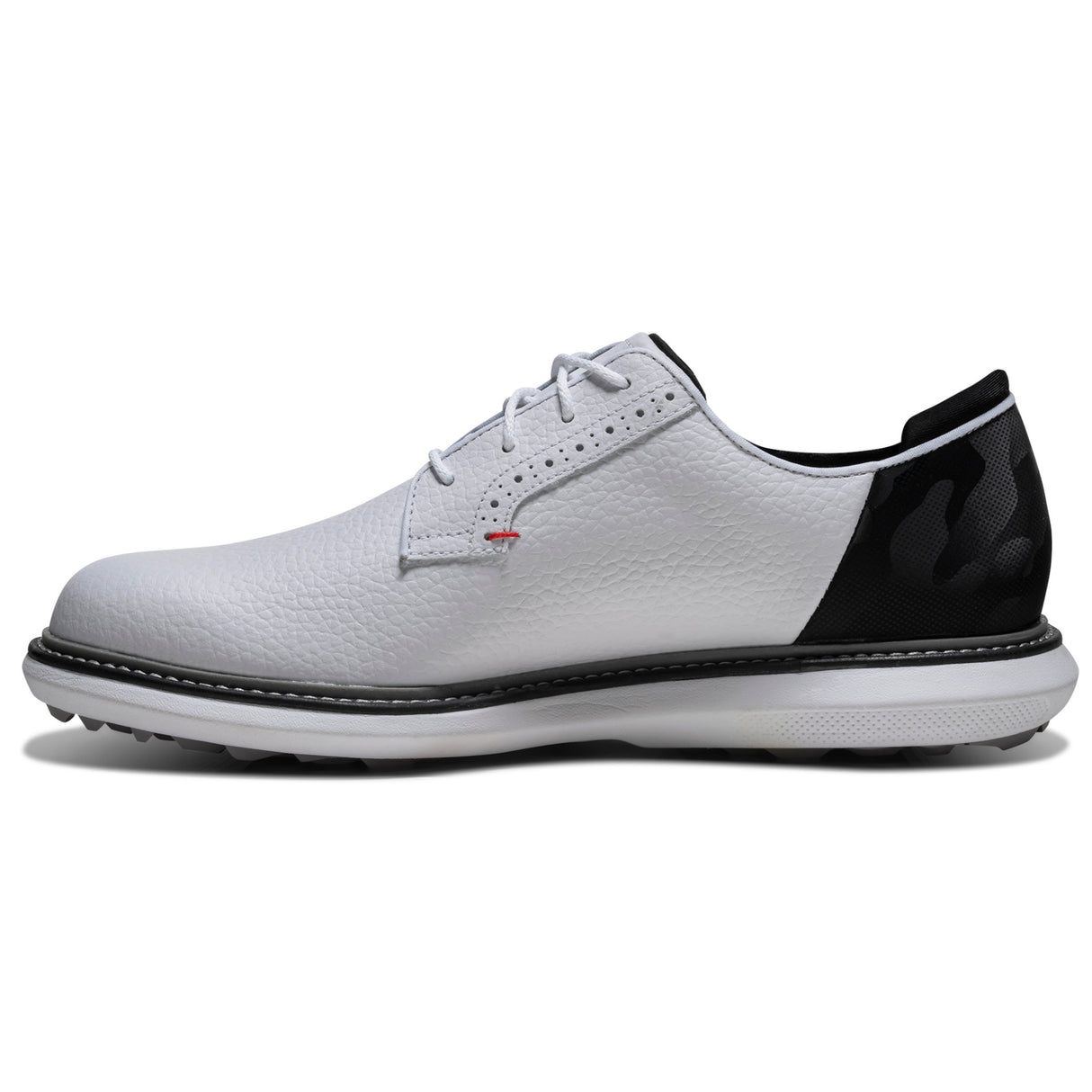 FootJoy 2026 Traditions SL Blucher Herren Golfschuhe, Weiß / Schwarz