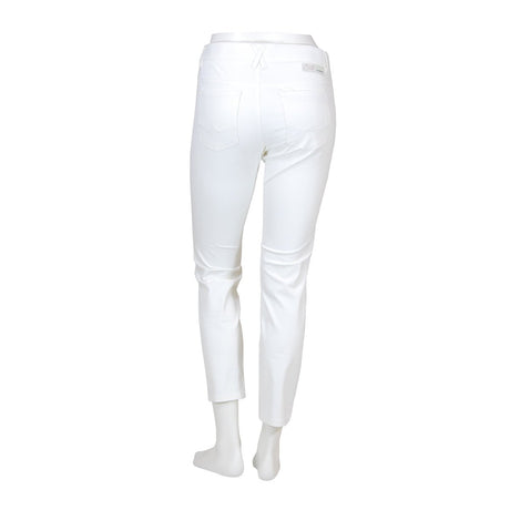 Alberto Mona 3xDry Cooler 7/8 Damen Golfhose, Weiß - Golflaedchen.de