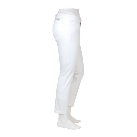 Alberto Mona 3xDry Cooler 7/8 Damen Golfhose, Weiß - Golflaedchen.de