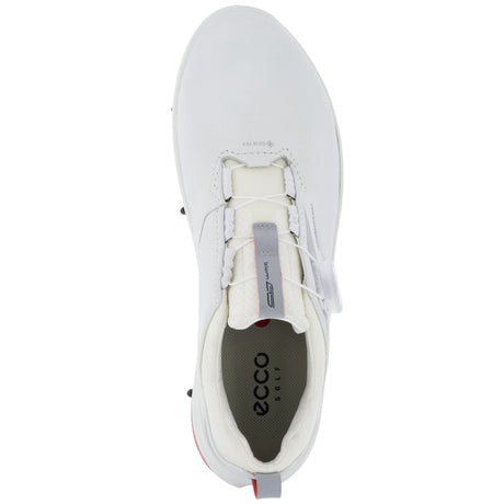 Ecco Biom G5 GTX BOA Damen Golfschuhe, Weiß / Rot - Golflaedchen.de