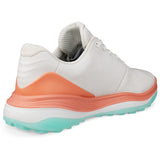Ecco LT1 Damen Golfschuhe, Weiß / Coral