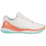 Ecco LT1 Damen Golfschuhe, Weiß / Coral