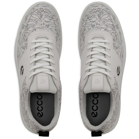 Ecco Street 720 Herren Golfschuhe, Offwhite gemustert - Golflaedchen.de