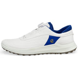 Ecco 2026 Core BOA Herren Golfschuhe, Weiß / Blau