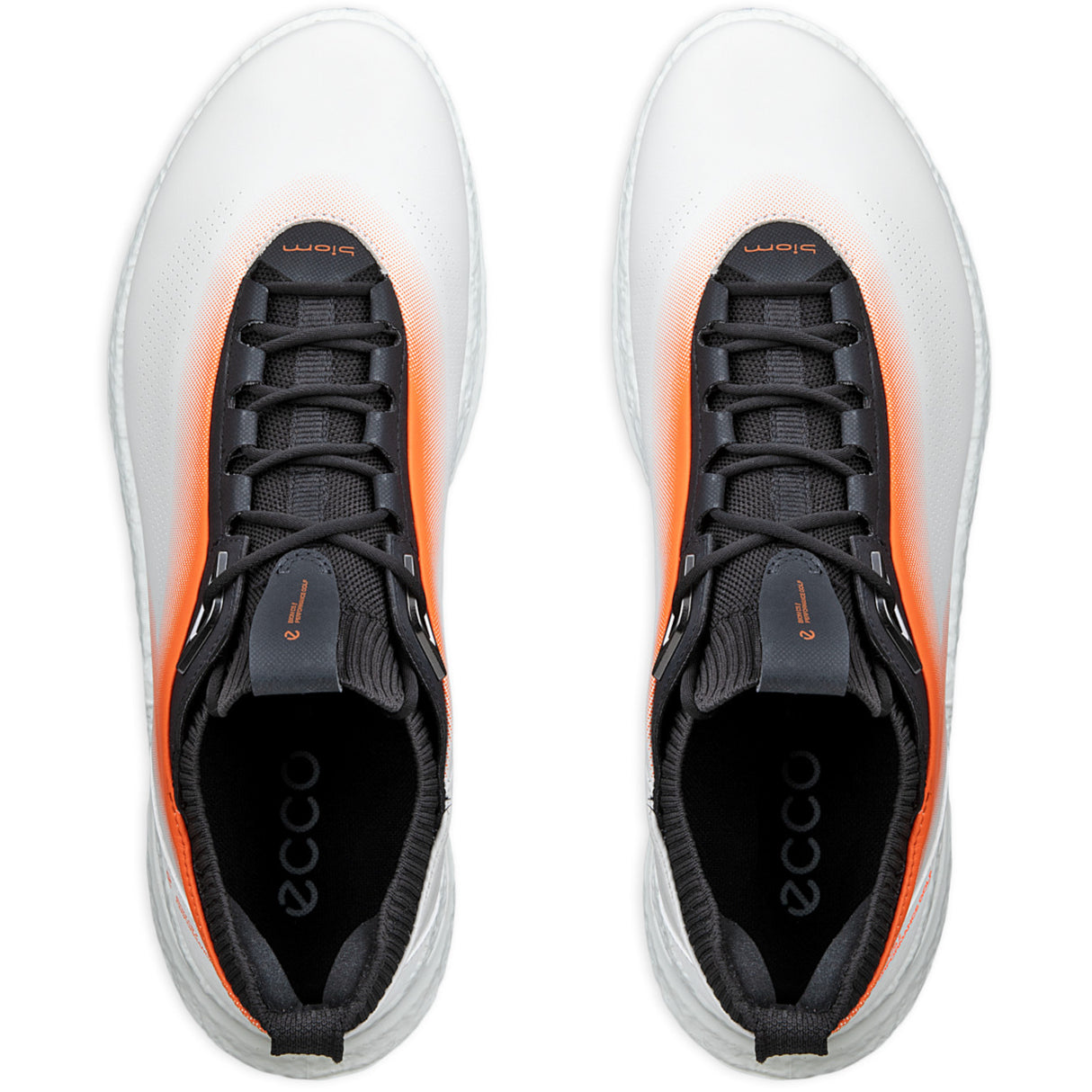 Ecco Biom C5 GTX Herren Golfschuhe, Weiß / Orange
