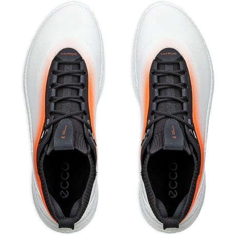 Ecco Biom C5 GTX Herren Golfschuhe, Weiß / Orange - Golflaedchen.de