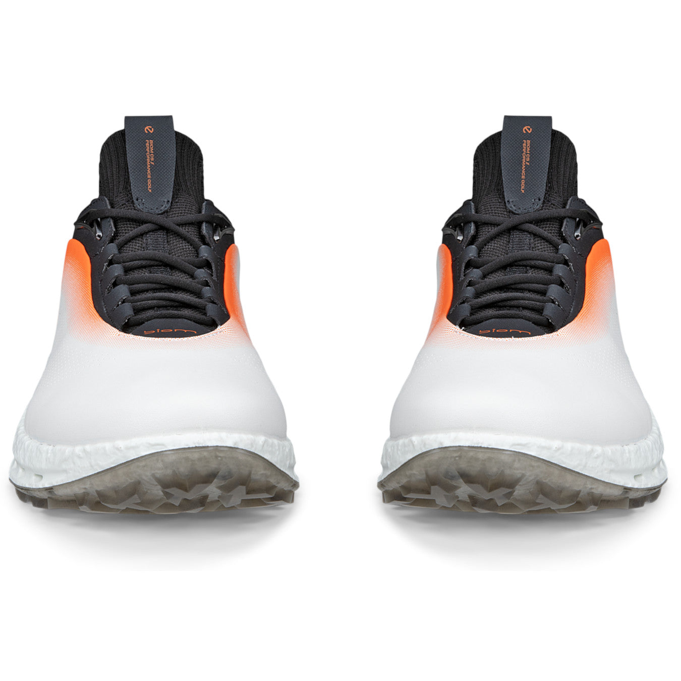 Ecco Biom C5 GTX Herren Golfschuhe, Weiß / Orange