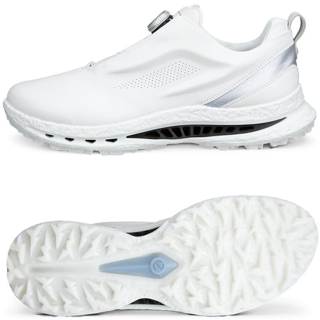 Ecco Biom C5 Premium GTX BOA Herren Golfschuhe, Weiß / Silbergrau - Golflaedchen.de
