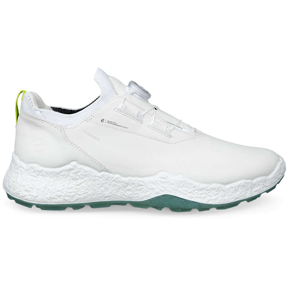 Ecco 2026 Biom H5.2 BOA Herren Golfschuhe, Weiß / Grün