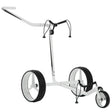 JuCad Carbon 3 - Rad Golftrolley, Weiß / Schwarz - Golflaedchen.de