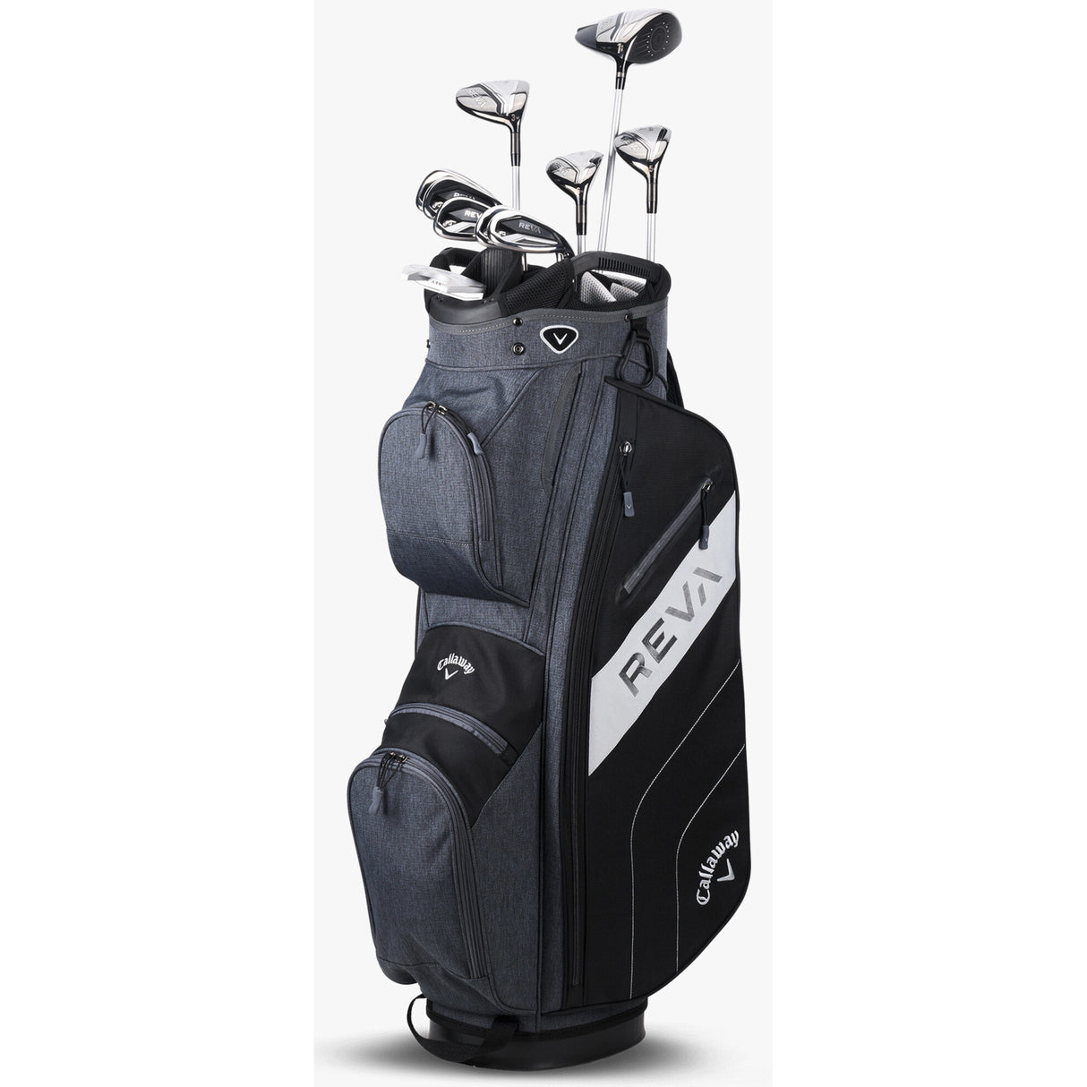 Callaway REVA 2025 Damen Komplettset / Golfset, Schwarz, Rechtshand, +0,5 inch länger