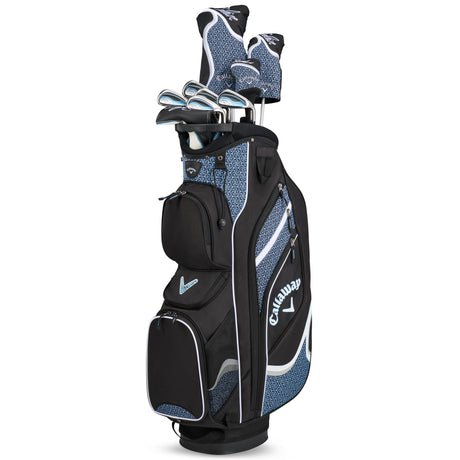 Callaway 2025 Solaire Damen Komplettset / Golfset, Blau / Schwarz, Rechtshand