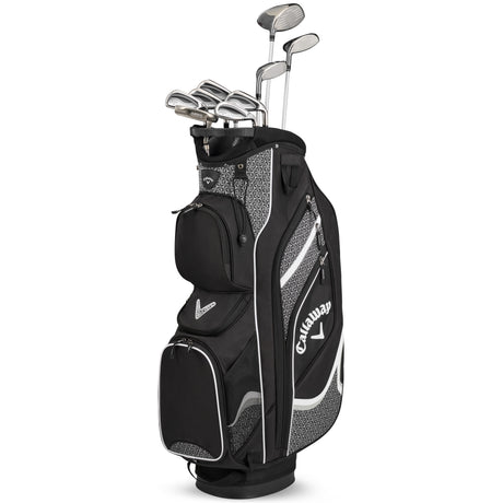 Callaway 2025 Solaire Damen Komplettset / Golfset, Schwarz / Grau, Rechtshand
