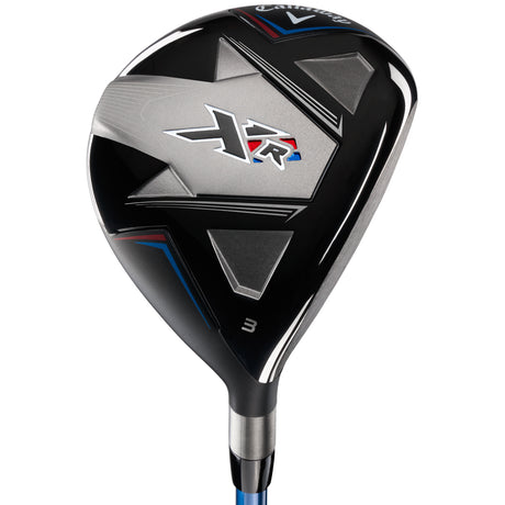 Callaway 2026 XR Herren Komplettset / Golfset, Graphitschaft, Farbe Grau / Blau / Rot, Rechtshand