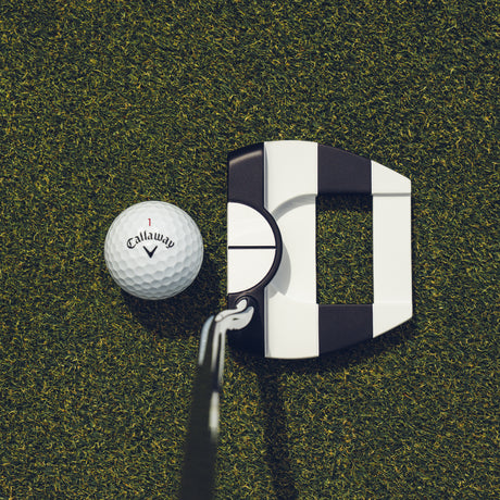 Odyssey Ai-DUAL Double Wide 1/2 Ball Putter, DB, Rechtshand