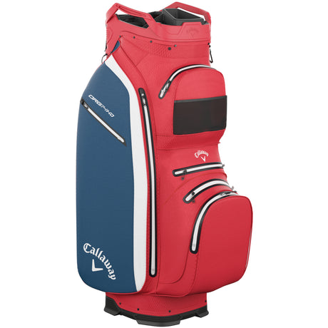 Callaway 2026 Org 14 HD Waterproof Cartbag, Rot / Weiß / Navy