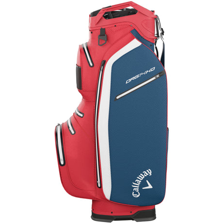 Callaway 2026 Org 14 HD Waterproof Cartbag, Rot / Weiß / Navy