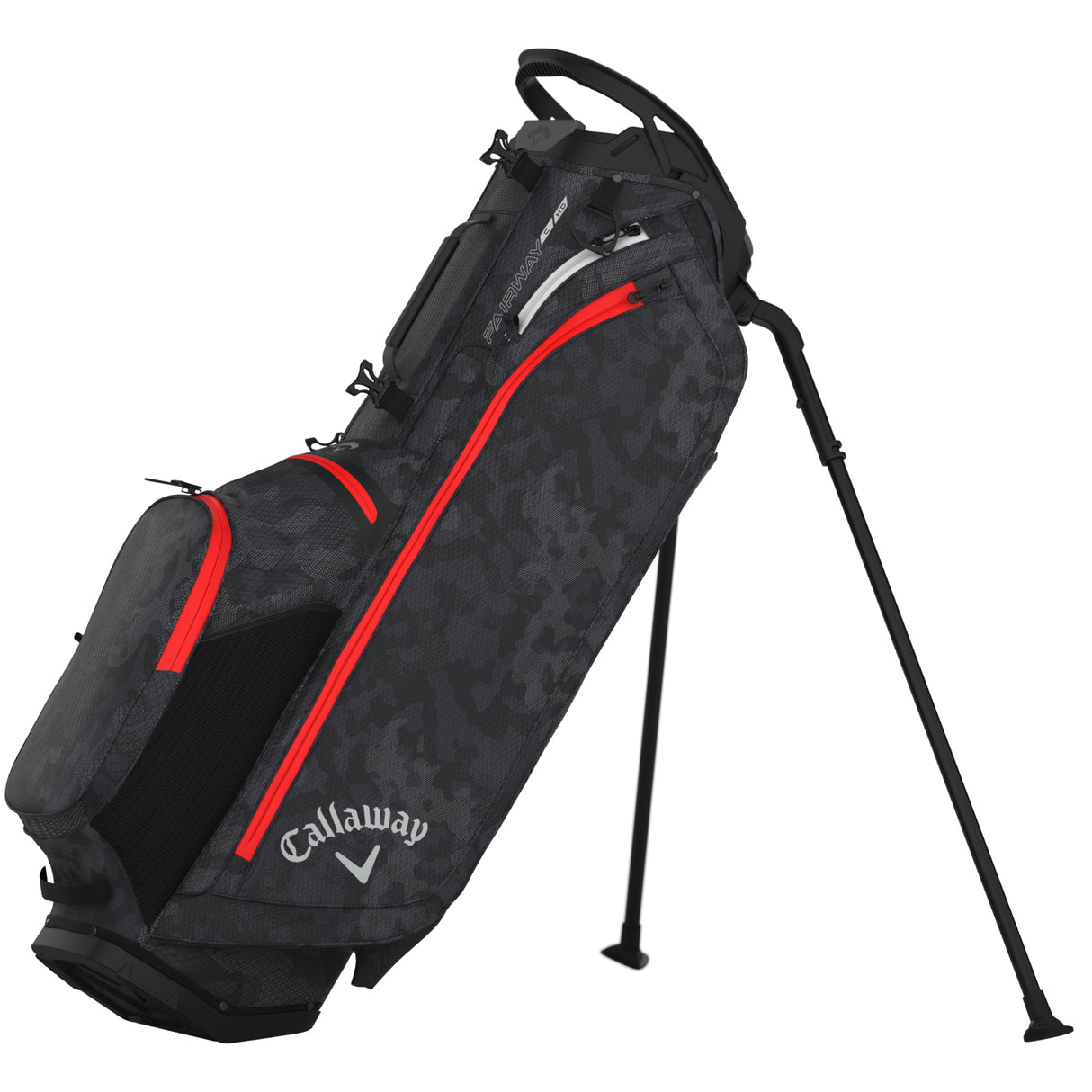 Callaway 2026 Fairway C HD Waterproof Standbag, Grau Camouflage - Golflaedchen.de