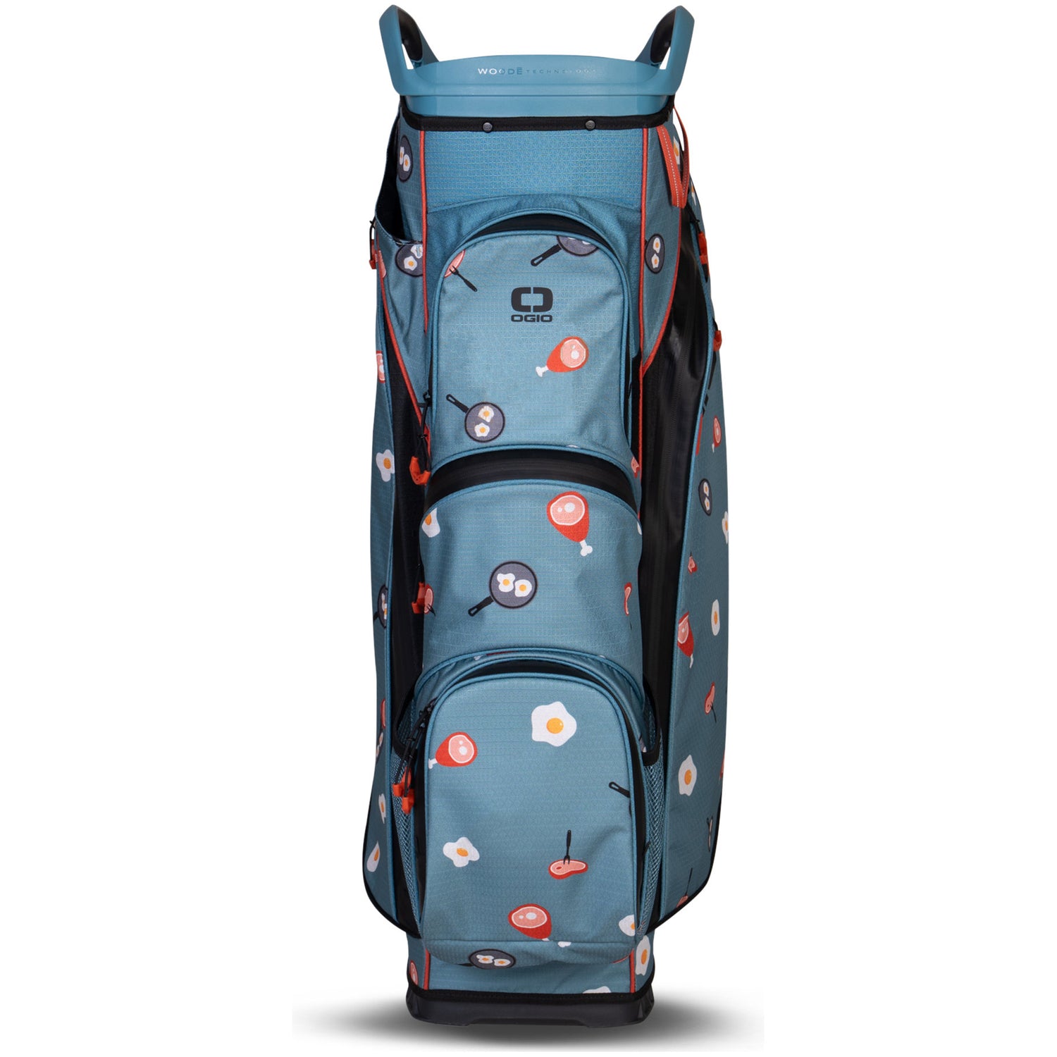 Ogio 2026 All Elements Silencer Waterproof Cartbag / Golfbag, Ham and Egg - Golflaedchen.de