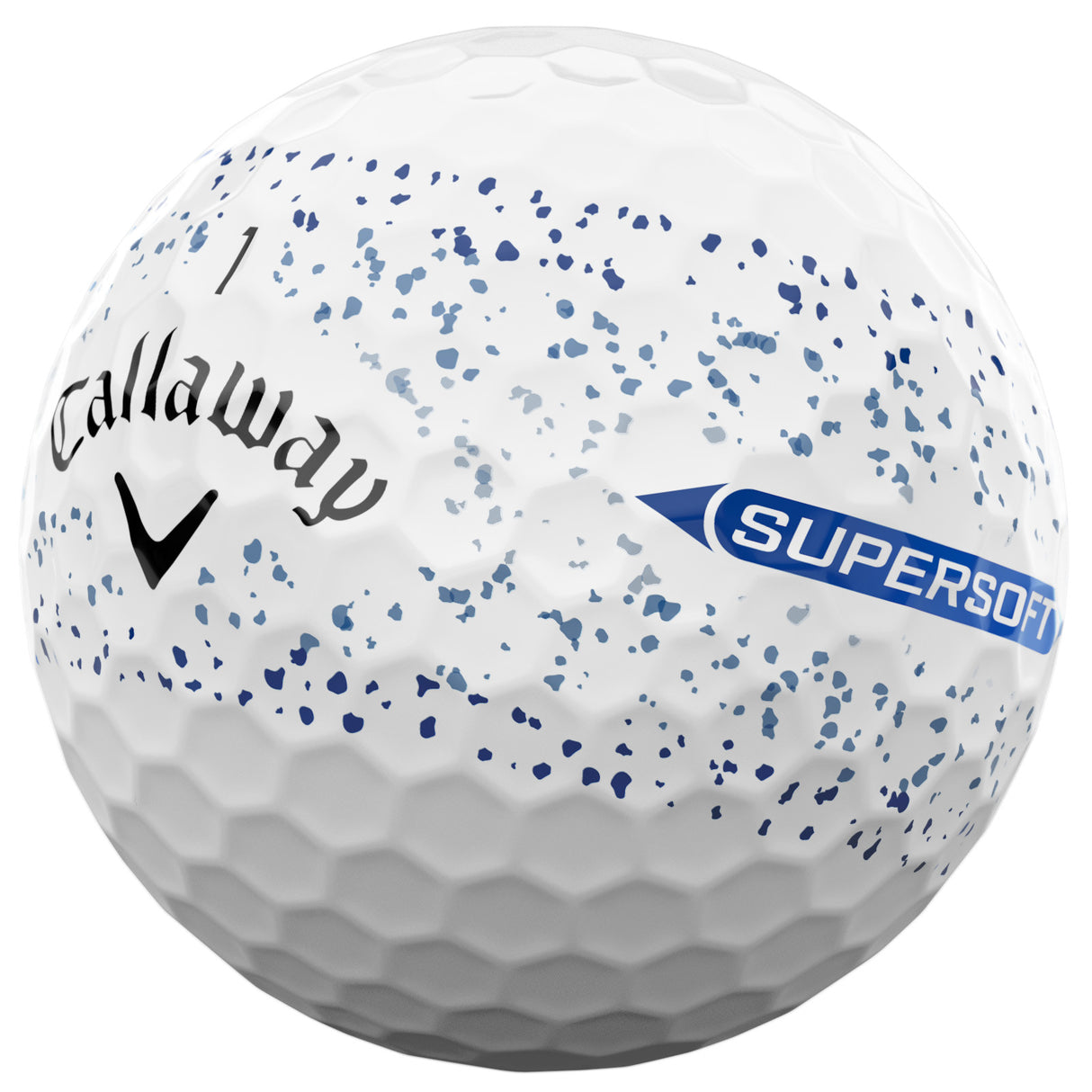 Callaway 2026 SuperSoft 360 Splatter Golfbälle, 12 Stück