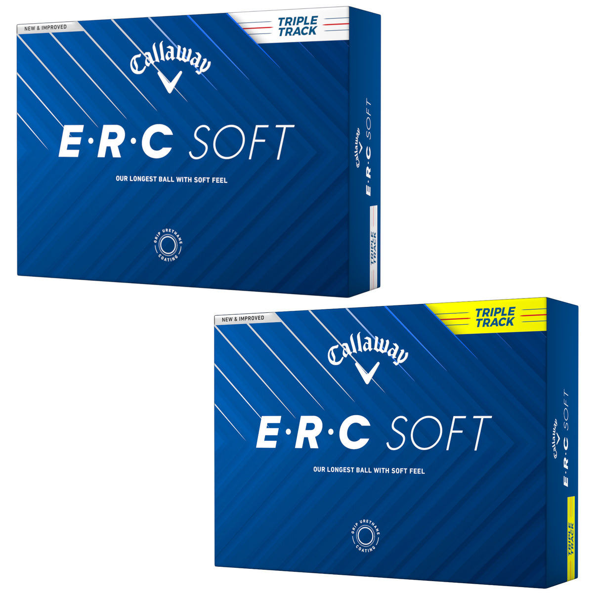 Callaway 2026 E.R.C Soft Triple Track Golfbälle, 12 Stück