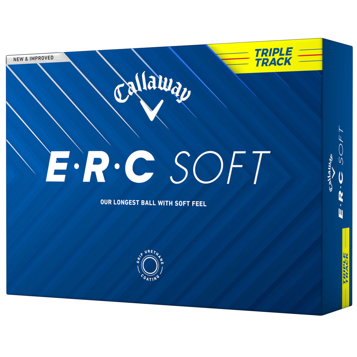 Callaway 2026 E.R.C Soft Triple Track Golfbälle, 12 Stück