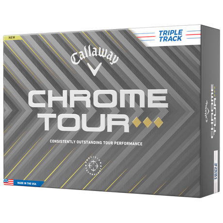 Callaway 2026 Chrome Tour TD Golfbälle, Triple Track, 12 Stück - Golflaedchen.de