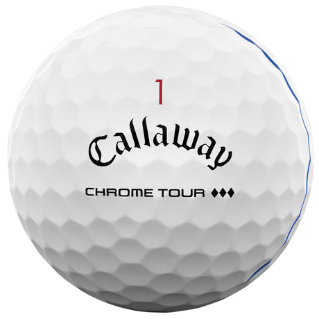 Callaway 2026 Chrome Tour TD Golfbälle, Triple Track, 12 Stück - Golflaedchen.de