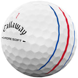 Callaway 2026 Chrome Soft Golfbälle, Triple Track, Weiß, 12 Stück - Golflaedchen.de