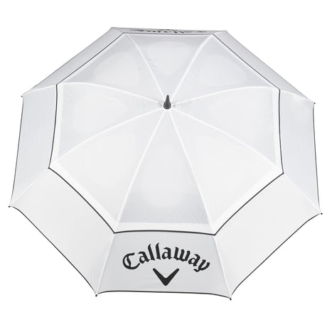 Callaway 64 inch Shield Double Canopy Golf Regenschirm / Sonnenschirm, Weiß / Schwarz - Golflaedchen.de