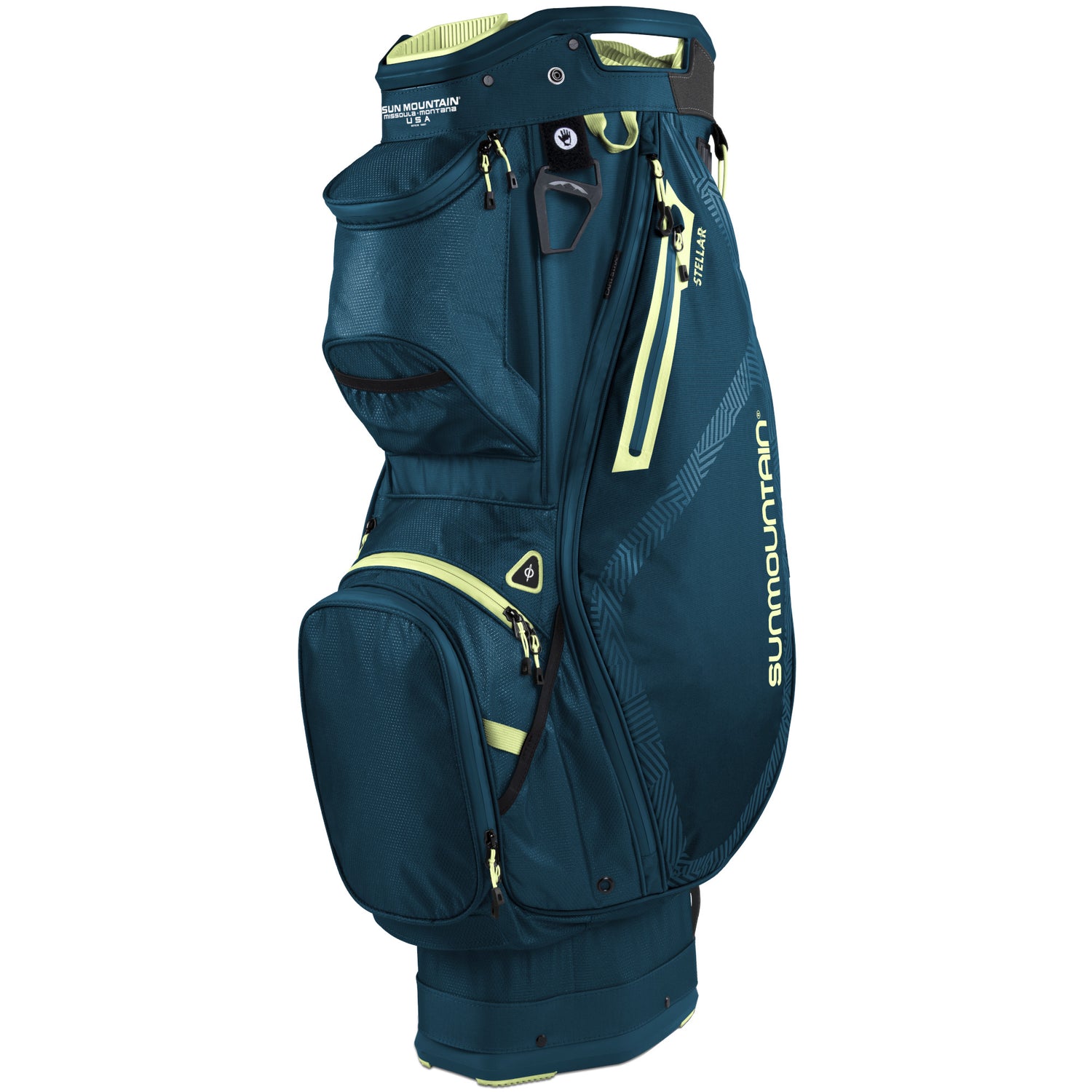 Sun Mountain Stellar Water Resistant Damen Cartbag, Blue Sea / Leaf - Golflaedchen.de