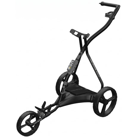 Wishbone EON 2026 Elektro Golftrolley inkl. Schirmhalter und Scorecardhalter, Schwarz / Grau - Golflaedchen.de