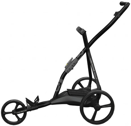 Wishbone EON 2026 Elektro Golftrolley inkl. Schirmhalter und Scorecardhalter, Schwarz / Grau - Golflaedchen.de