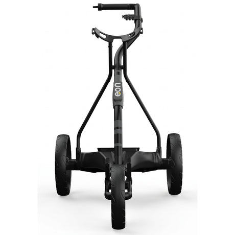 Wishbone EON 2026 Elektro Golftrolley inkl. Schirmhalter und Scorecardhalter, Schwarz / Grau - Golflaedchen.de